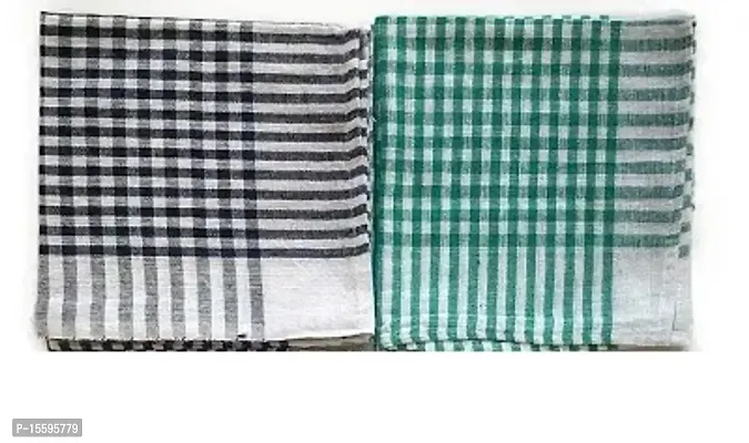 2 pieces Kitchen cloth Kitchen Napkin and Multipurpose Cleaning, Cotton Cloth, Multicolor