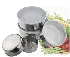 5 Different Size Stainless Steel Food Storage Bowls With Lid For Serving Purpose-thumb4