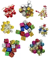 Multispace 82 pcs Christmas Tree Decorations for Home (Multi_Small)-thumb1