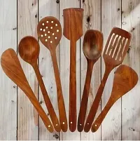 Set Of 7 Wooden Serving And Cooking Spoon-thumb1
