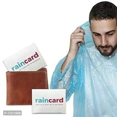 2 pieces Disposable Emergency Rain card-thumb0