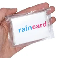 3 Pieces  Set Pocket Size Disposable Raincoat for Men and Women for Travel Use | Easy to Carry Rain Card | Pocket Emergency Waterproof Rain Poncho | Rain Card |-thumb1