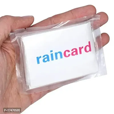 3 Pieces  Set Pocket Size Disposable Raincoat for Men and Women for Travel Use | Easy to Carry Rain Card | Pocket Emergency Waterproof Rain Poncho | Rain Card |-thumb2