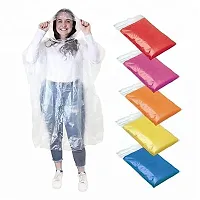 3 Pieces  Set Pocket Size Disposable Raincoat for Men and Women for Travel Use | Easy to Carry Rain Card | Pocket Emergency Waterproof Rain Poncho | Rain Card |-thumb2