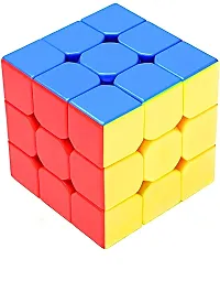 3x3 Speed Cube, 3x3x3  FAST  Speed Cube Stickerless Frosted Puzzle Magic Cube (Stickerless)-thumb3