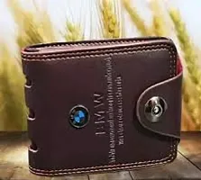 Designer Multicoloured Artificial Leather Solid Two Fold Wallet For Men-thumb3