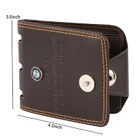 Designer Multicoloured Artificial Leather Solid Two Fold Wallet For Men-thumb2