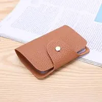 Tan Album ATM Wallet Brown Best Father`s Day gift Valentine Gift-thumb1