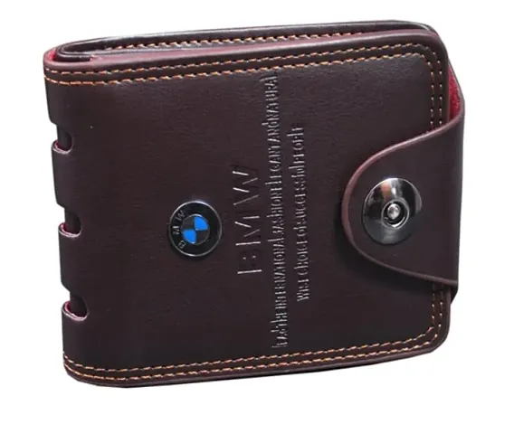 New Arrival-Men's Leatherette Two Fold Wallet