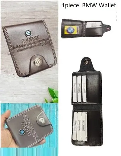 Stylish Faux Leather Two Fold Wallet