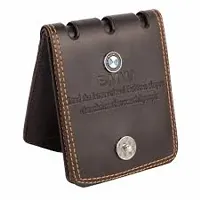 Designer Brown Artificial Leather Solid Two Fold Wallet For Men-thumb1