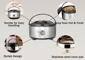 (Black) Casserole ,Roti Casseroles,Double Walled Insulated Hot Pot, Roti Dabba,Chapati Box, Chapati Container, Serving Pot-thumb2