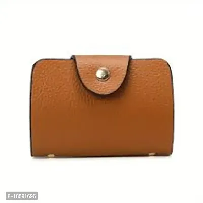 Designer Brown Rexine Solid Two Fold Wallet For Men