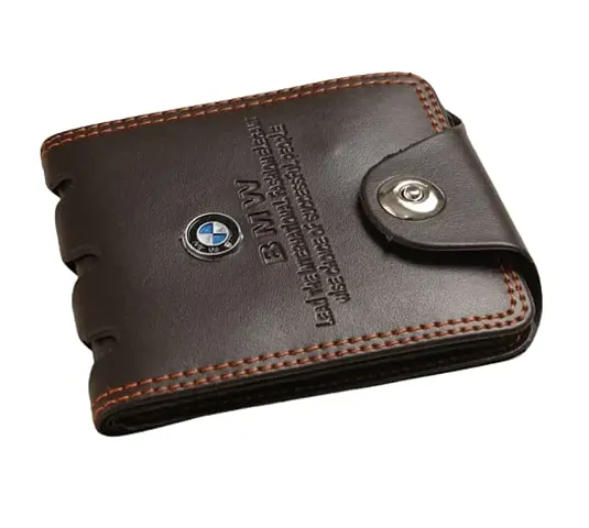 Designer Rexine Solid Two Fold Wallet For Men