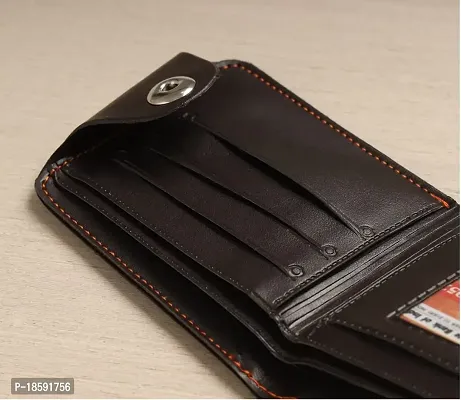 Designer Brown Artificial Leather Solid Card Holder For Men-thumb4