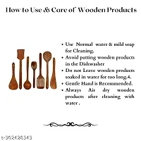 Set Of 8 Wooden Cooking Tools And Spatula Handmade-thumb4