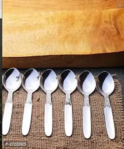 6 pcs Steel Spoons dinning table kitchenware-thumb2