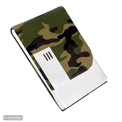 Military Camouflage Print Card Holder steel