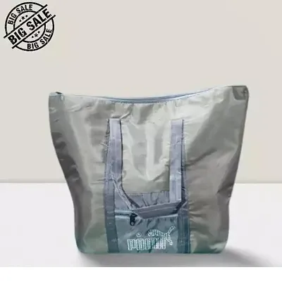 Grey Hand bag shopping bag travel bag