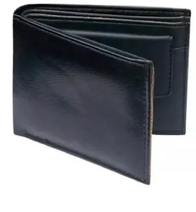 Designer Artificial Leather Solid Two Fold Wallet