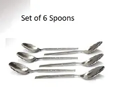 Classy Steel Spoons, Pack of 6-thumb2