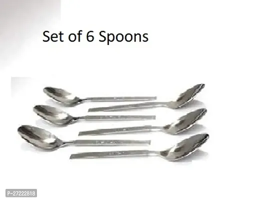 Classy Steel Spoons, Pack of 6-thumb3