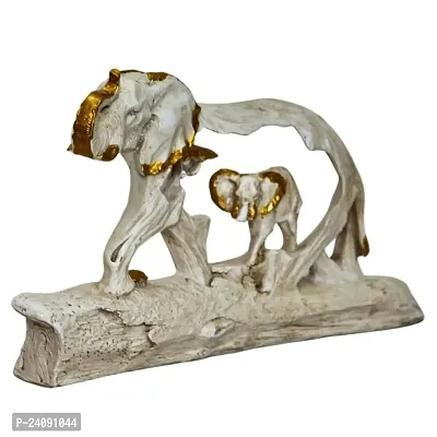 Resin Elephant Showpiece - Elegant Home Decor - Symbol of Strength and Wisdom Decorative Showpiece-thumb4