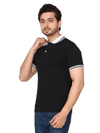 Stylish Polycotton Printed Polo T-Shirt For Men-thumb4