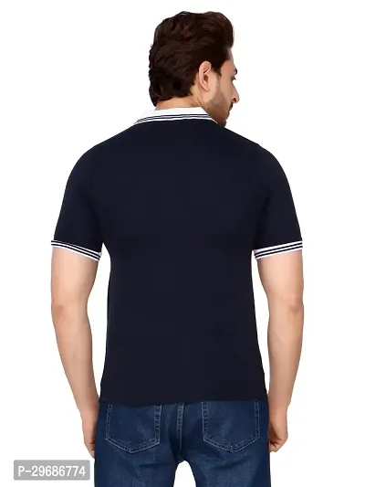 Stylish Polycotton Printed T-Shirt For Men-thumb3