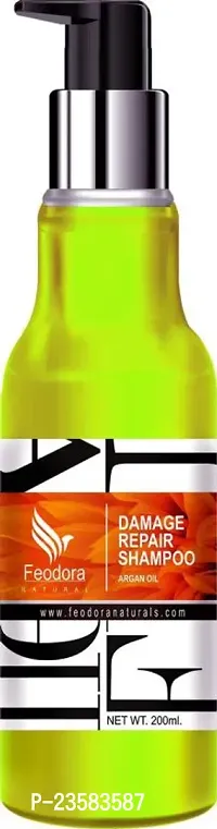 Feodora Natural Damage Repair Shampoo With Argan Oil (200 Ml)