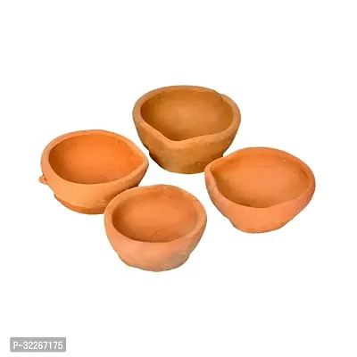 Clay Diya | Mitti Ka Diya for Puja (Pack of 50)