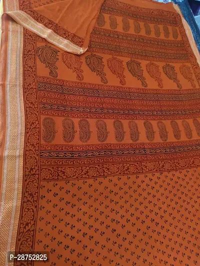 Classic Cotton Printed Saree with Blouse piece