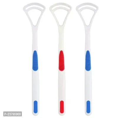 Classic Plastic Tongue Cleaner For Fresh People Of India For Adult and Children Pack Of 3