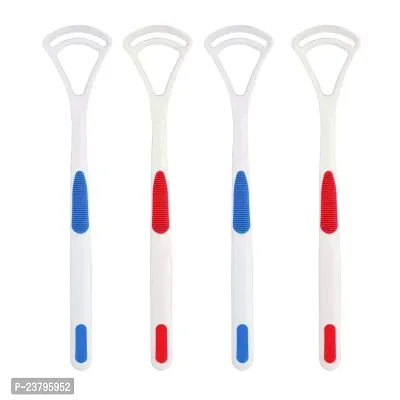 Classic Plastic Tongue Cleaner For Fresh People Of India For Adult and Children Pack Of 4