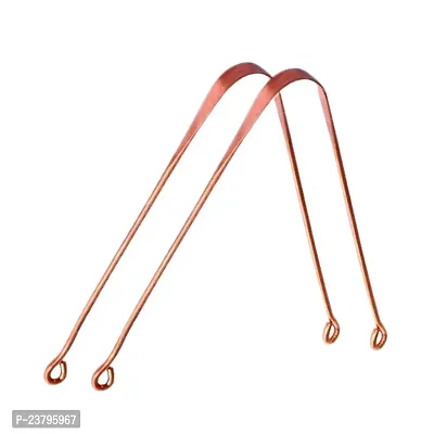 Classic Pure Copper Tongue Cleaner Anti Bacterial Pack Of 2