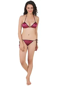 Stylish Purple Bra And Panty Set For Women-thumb3