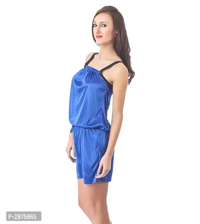 Women's Satin Night Suits Jumpsuits-thumb2