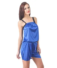 Women's Satin Night Suits Jumpsuits-thumb2