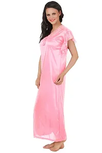 Satin Nightwear Long Nighty-thumb1