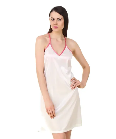 Women's Satin Short Nighty