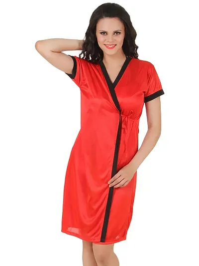 Women's Satin Short Robe