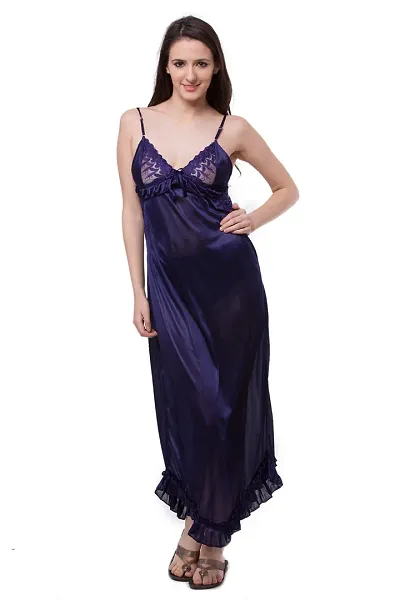 New In Satin Nightdress Women's Nightwear 