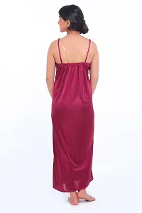 Women Satin Nightwear Sleepwear Long Nighty-thumb1