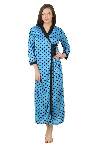 Fasense Women's Nightdress (DP165_Turquoise_Medium)