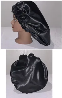 Agasti Handmade Fully Reversible Luxuries Pure Satin Hair Bonnet satin sleep cap (slip cap4)-thumb1