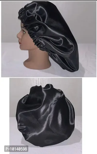 Agasti Handmade Fully Reversible Luxuries Pure Satin Hair Bonnet satin sleep cap (slip cap4)-thumb2