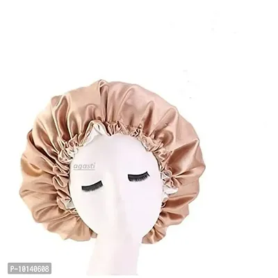 Agasti Handmade Fully Reversible Luxuries Pure Satin Hair Bonnet satin sleep cap (slip cap5)