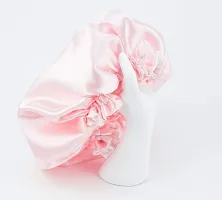 Agasti Handmade Fully Reversible Luxuries Pure Satin Hair Bonnet satin sleep cap (slip cap3)-thumb1