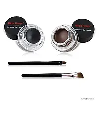 Music Flower 24Hrs Eye Gel Liner 6 G  (Brown, Black)-thumb4