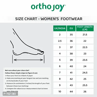 ORTHO JOY Extra Soft Women's Doctor Ortho Slippers/Flip-Flops-thumb3